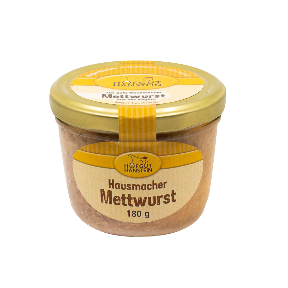 Hausmacher Mettwurst im Glas 180g – Hofgut Hanstein